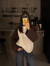 KAHVE REKLAM KOL SWEATER