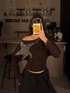 KAHVE YILDIZ DÜŞÜK OMUZ BODY