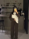 KALIN İPLİ KAHVE KIVRIK BELLİ MUADİL EŞOFMAN ALTI