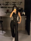 KATLAMALI GRİ JEAN  TAKIM