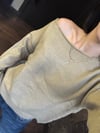 KAYIK YAKA OVERSIZE FISTIK YEŞİLİ KAZAK
