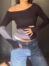 KAYIK YAKA SİYAH BODY