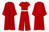 KIRMIZI VİRAL 3 LÜ SET TAKIM
