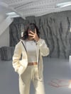 KREM 3 İPLİK FERMUARLI SWEAT