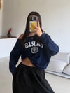 LACİVERT DÜŞÜK OMUZ PARİS BODY