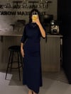 LACİVERT ETEKLİ MODAL TAKIM