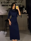 LACİVERT ETEKLİ MODAL TAKIM