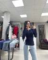 LACİVERT YAN DETAY Massimo D.  BLUZ