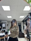 LEOPAR BİSİKLET YAKA PARMAK GEÇİRMELİ BODY