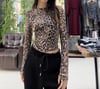 LEOPAR SOFT TOUCH PARMAK GEÇİRMELİ BODY