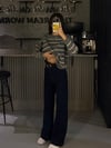 MAVİ ÇIMALI KEMERLİ JEAN