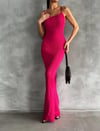 MAXİ BOY PEMBE ASKILI KAŞKORSE BİSE