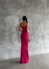 MAXİ BOY PEMBE ASKILI KAŞKORSE BİSE