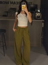 MODAL KUMAŞ YAĞ SARISI  PANTOLON