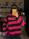 MOR ÇİZGİLİ SWEATER