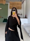 PELERİN SİYAH BLUZ
