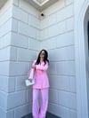 PEMBE BAĞLAMALI BLAZER TAKIM