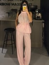 PEMBE KETEN BAĞLAMALI  TAKIM