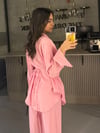 PEMBE KORSELİ TENSEL BAĞCIKLR TAKIM