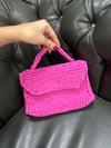 PEMBE KULPLU ÇANTA