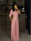 PEMBE KUŞAKLI MODAL TAKIM