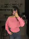 PEMBE MUADİL BEL DETAY KAZAK