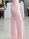 PEMBE ÖN ARKA CEPLİ PANTOLON