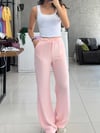 PEMBE ÖN ARKA CEPLİ PANTOLON