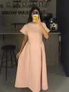 PEMBE TAŞ İŞLEME  ELBİSE