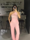 PEMBE TEK KOL BLUZ PANTOLON  TAKIM