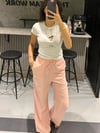 PEMBE TENSEL MASSİ PANTOLON
