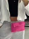 PEMBE ZİNCİRLİ ÇANTA