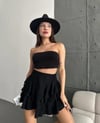 SARTA ŞORTLU SİYAH ETEK