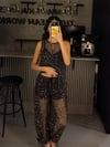 SİYAH ASTARLI PULLU PANTOLON