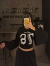 SİYAH BASKILI BEL KORSELİ BODY