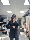 SİYAH DÜĞMELİ BLAZER CEKET