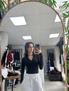 SİYAH FERMUARLI SOFT TOUCH BODYSUİT