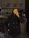 SİYAH MUADİL DİK YAKA KAŞE KABAN