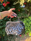 SİYAH PULLU CLUTCH ÇANTA