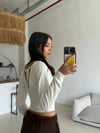 STR BEYAZ BAĞLAMALI MUADİL BLUZ