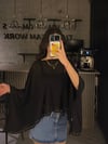 TAŞLI TRANSPARAN SİYAH BLUZ