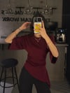 VİRAL BORDO FIRFIR BLUZ 