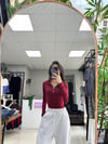 ZARA BORDO BODYSUİT