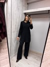 MİSDALİDA 3266010 BLACK MERSERİZE TUNİK