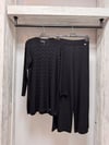 MİSDALİDA 3266010 BLACK MERSERİZE TUNİK
