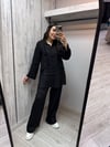 MİSSDALİDA 2263253 BLACK KETEN GÖMLEK