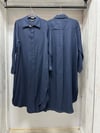 MİSSDALİDA 2263254 DARK NAVY KETEN GÖMLEK
