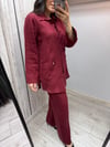 MİSSDALİDA 2263256 CHERRY KETEN GÖMLEK