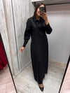 MİSSDALİDA 2264253 KETEN BLACK ELBİSE