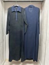 MİSSDALİDA 2264751 DARK NAVY İPEK KETEN ELBİSE